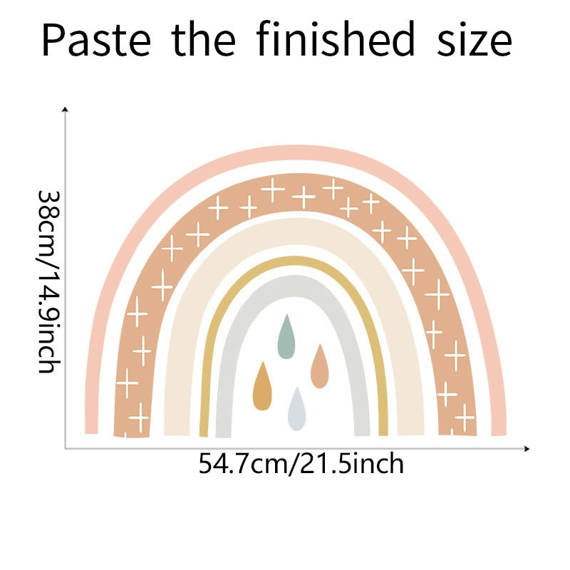 Arcoíris adhesivo para pared diseños