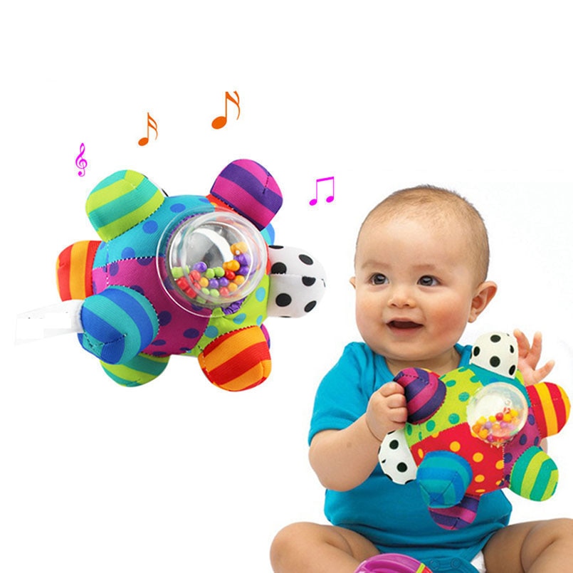 Entretenida pelota sensorial para bebés