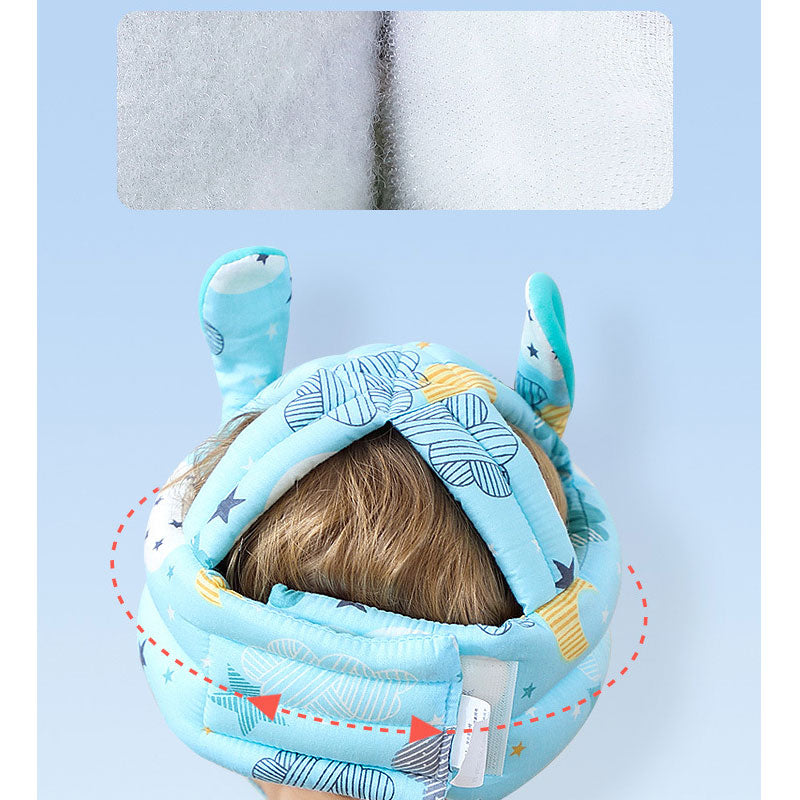 Casco parachoques ajustable de seguridad para bebe