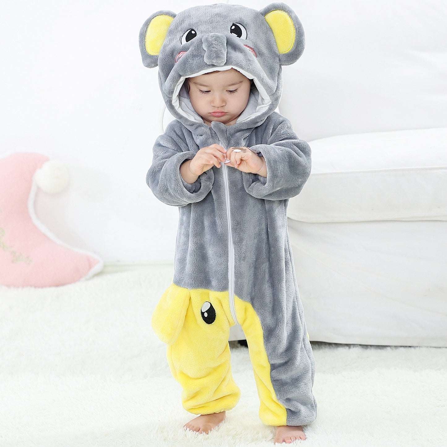Pijama/disfraz 0-12 meses de diversos animales